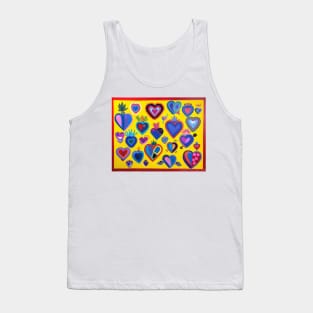 Corazones de Colores Tank Top